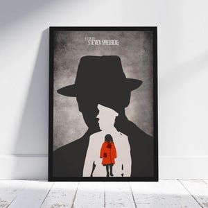 Schindler&#39;s List Minimalist Poster Steven Spielberg Alternative Cult Movie Illustration Collectibles Unframed Wall art Gift for Movie Lovers