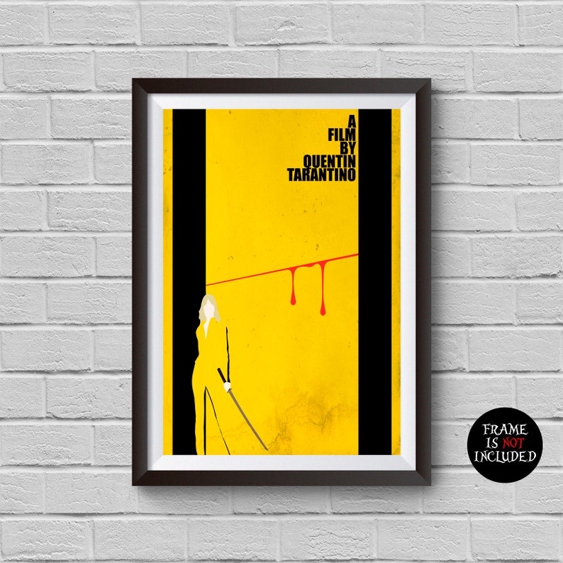 Kill Bill Minimalist Poster Quentin Tarantino Alternative Image 0