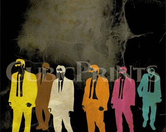 Quentin Tarantino Movies Minimalist Poster Set the Hateful Eight