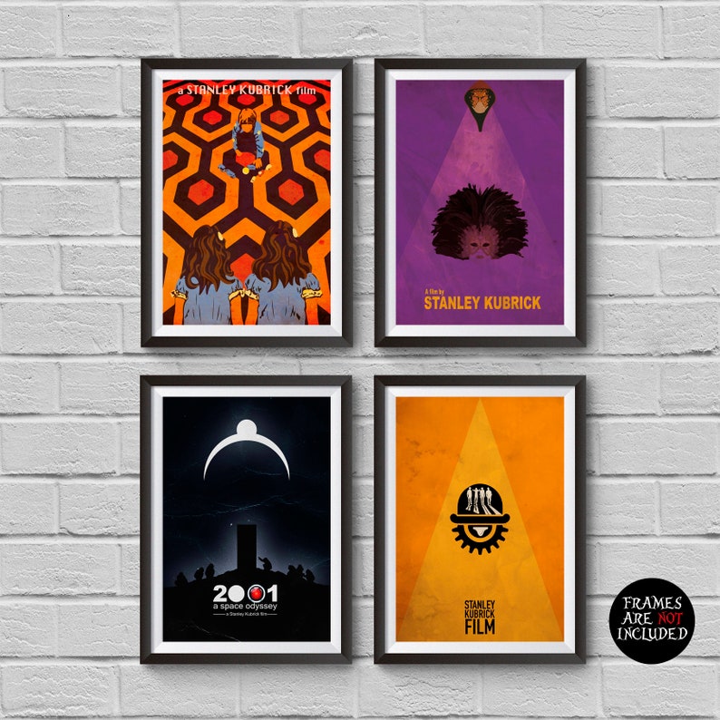 Stanley Kubrick Minimalist Poster Set Of 4 S The Shining A Image 0