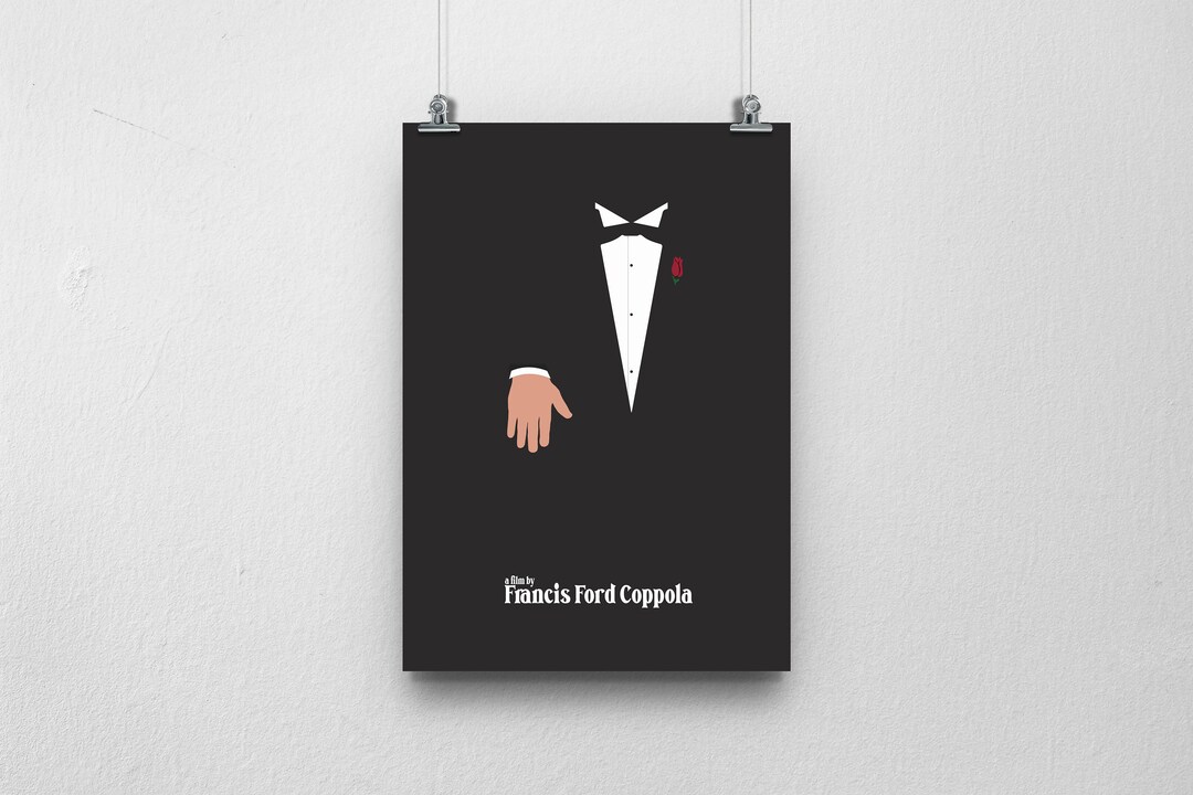 The Godfather Minimalist Poster Francis Ford Coppola Trilogy