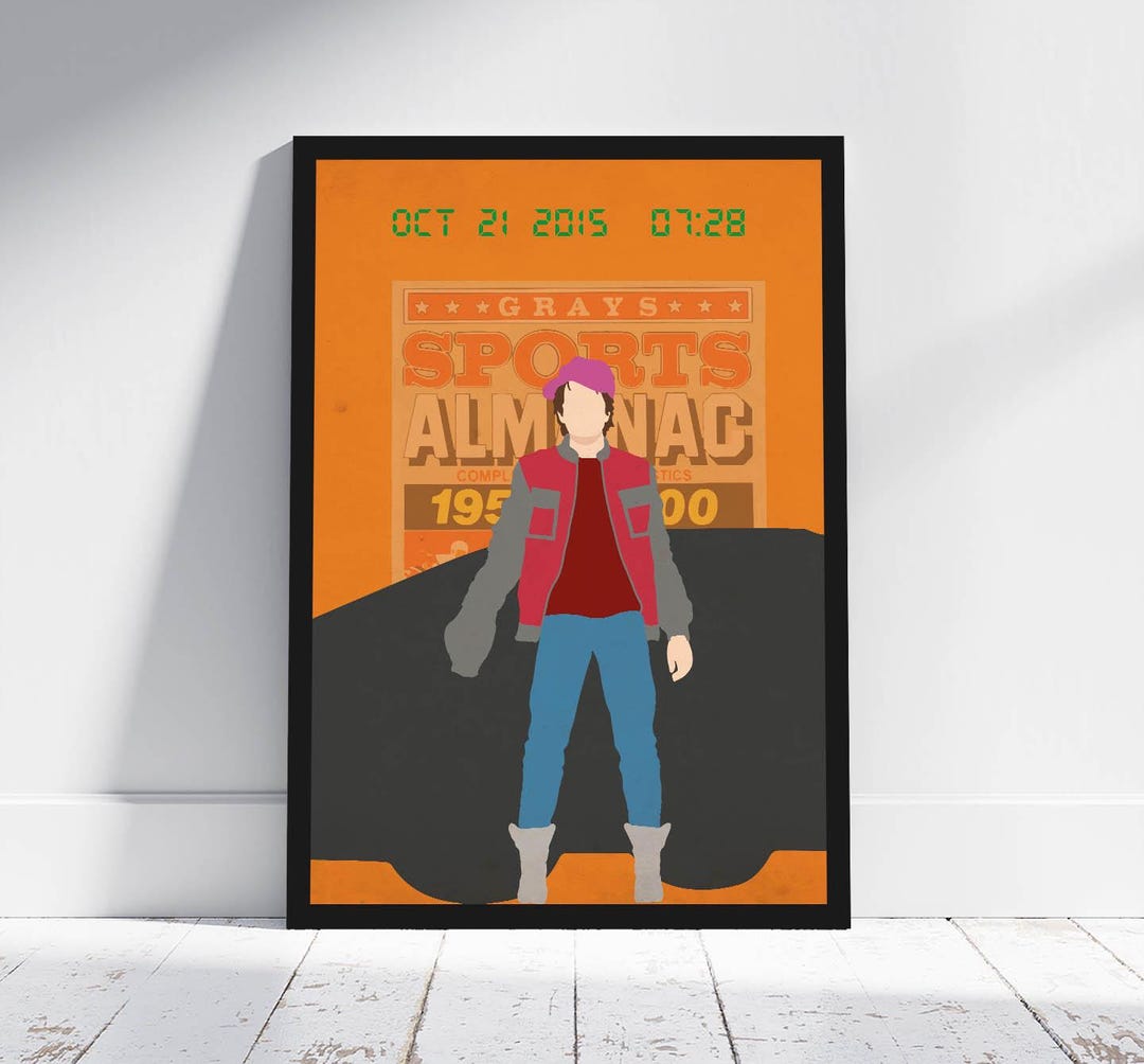 Back to the Future Part II Minimalist Movie Poster Illustration by ...