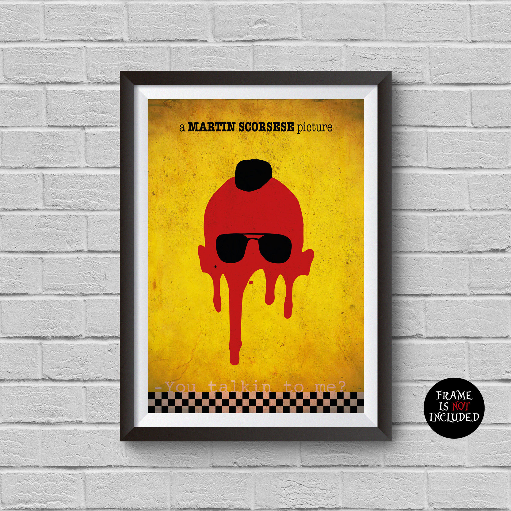 Taxi Driver Minimalist Poster A Martin Scorsese Alternative - Etsy