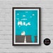 Up Animation Movie Minimalist Poster Alternative Print Inspired Disney and Pixar Collection Adventure Is Out There Home Decor Wall Artwork