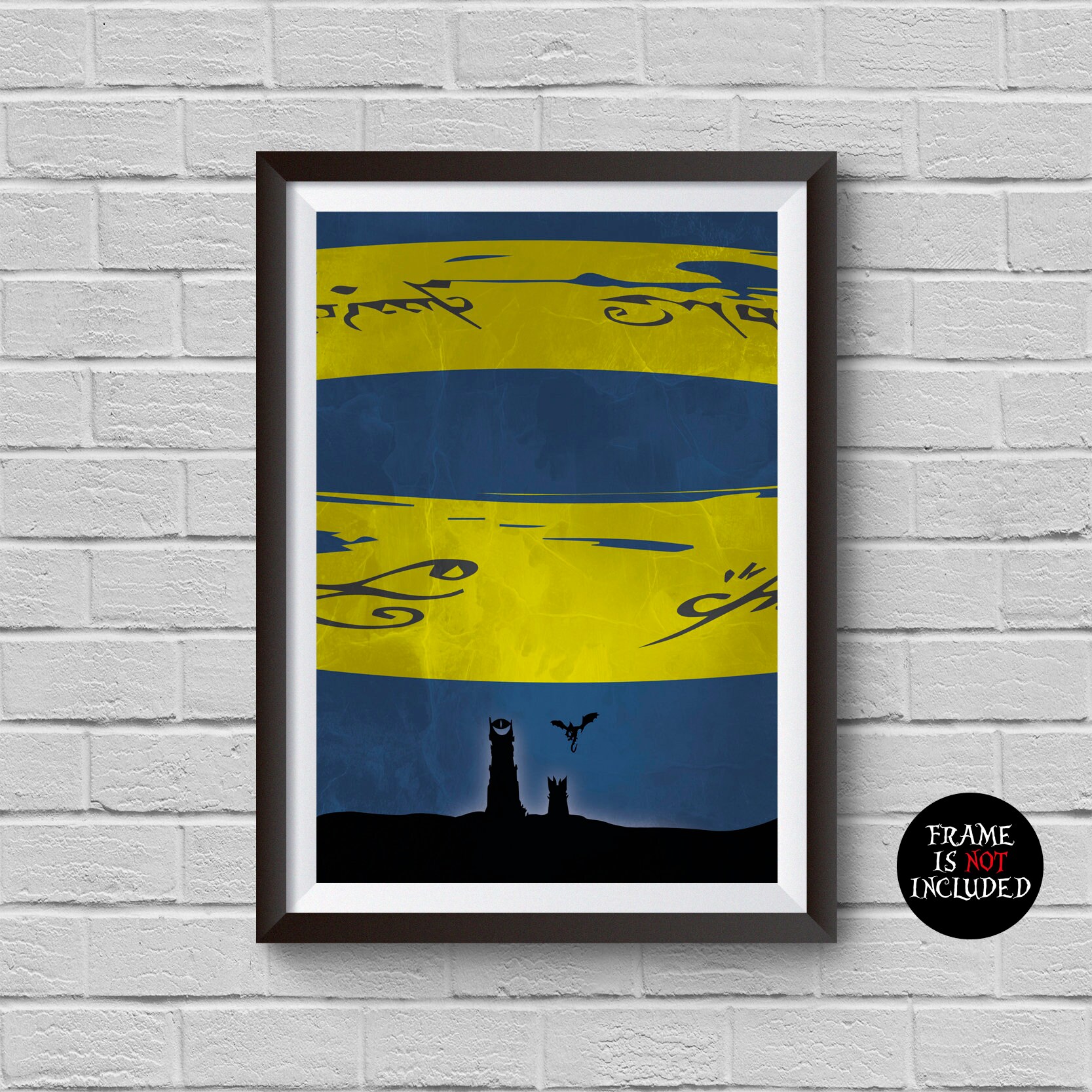 Lord of the Ring : the two towers Minimal poster Poster by manonpradier