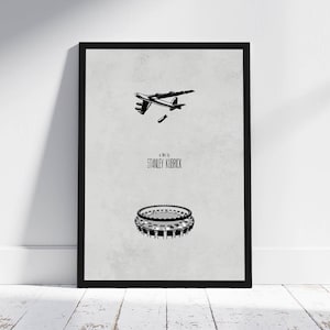 Dr. Strangelove Minimalist Poster Stanley Kubrick Alternative Cult Classic Movie Illustration Collectibles Wallart