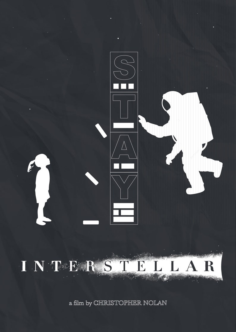 Inception Interstellar Chirstopher Nolan Minimalist Poster Set 7 Films Interstellar Inception ...