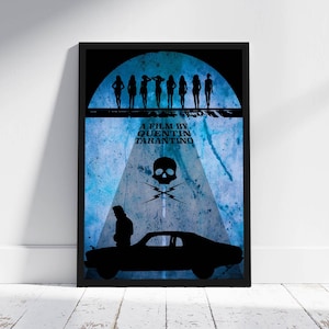 Death Proof Minimalist Poster A Quentin Tarantino Alternative Movie Print Kurt Russell Cult Film Home Decor Artwork Wall Hanging Gift Idea