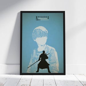 Star Wars Minimalist Poster Episode I 1 The Phantom Menace George Lucas Jedi Skywalker Darth Wader Maul Obi-Wan Kenobi Cult Illustration