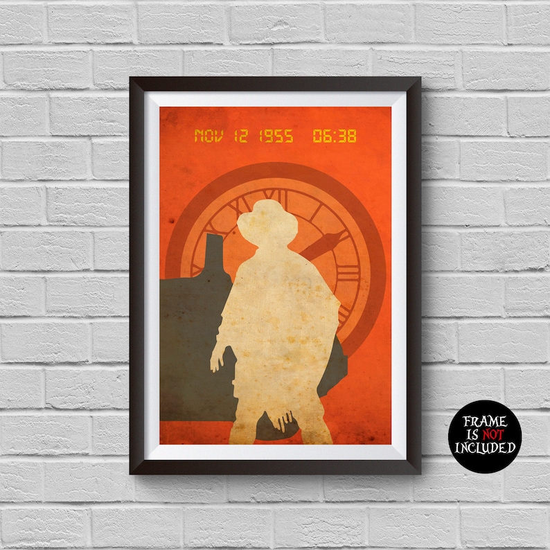 Back To The Future II 2 Classic Movie Poster Print A0 A1 A2 A3 A4 Maxi