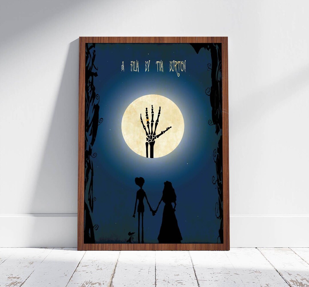 Corpse Bride Minimalist Poster Tim Burton Alternative Movie Print ...