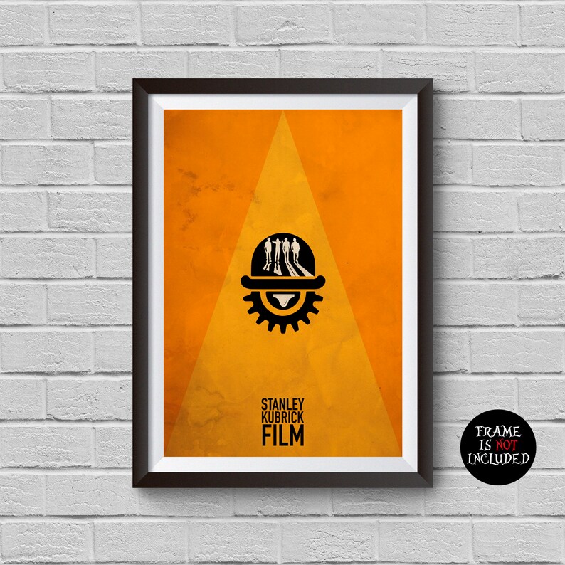 A Clockwork Orange Minimalist Poster Stanley Kubrick Image 0