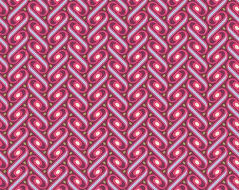 Fabric pink Patchwork, Free spirit, HEIRLOOM Joël Dewberry