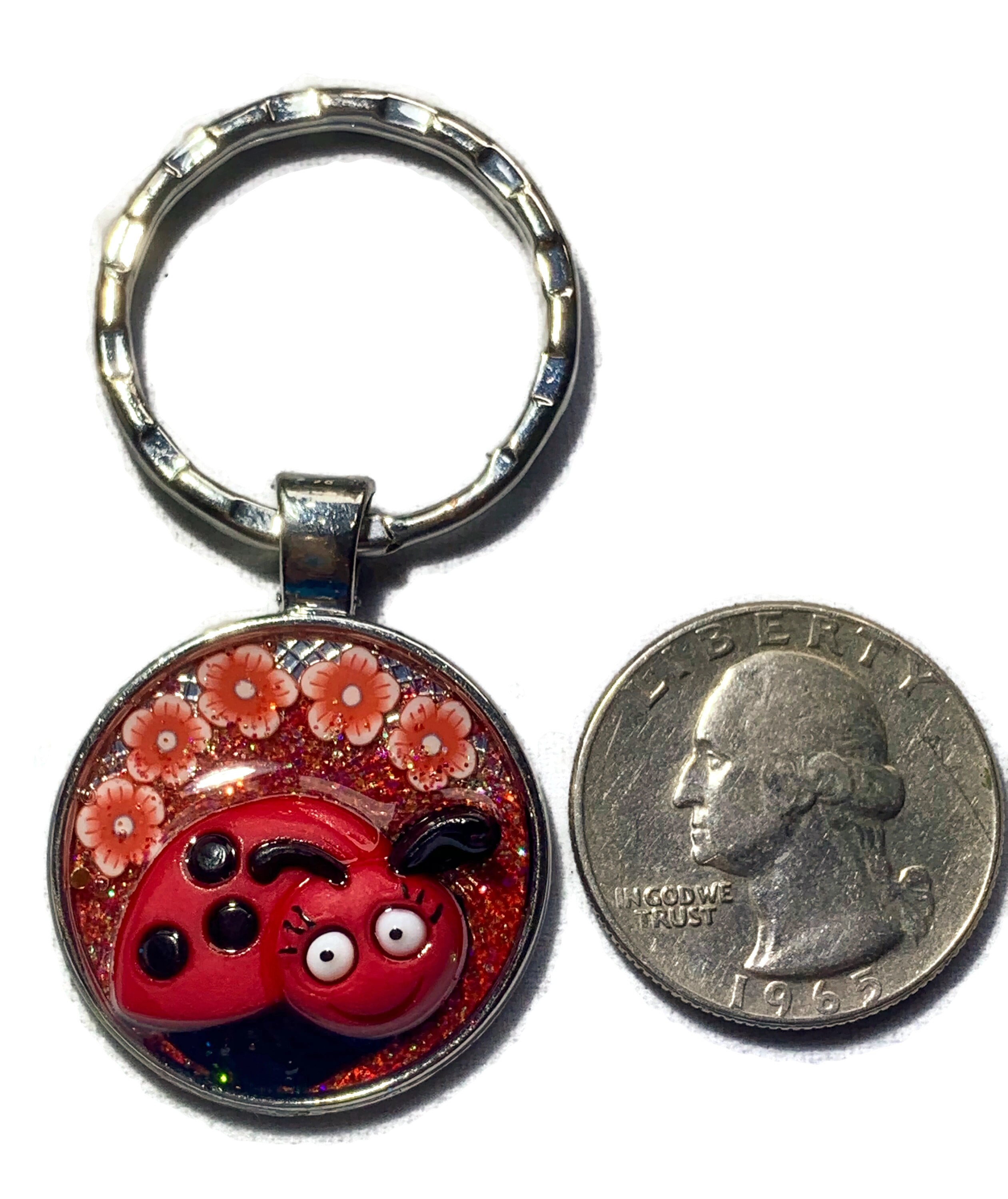 Keychains | 3D Keychain | Bug Keychain | Ladybug Keychain | Charm ...