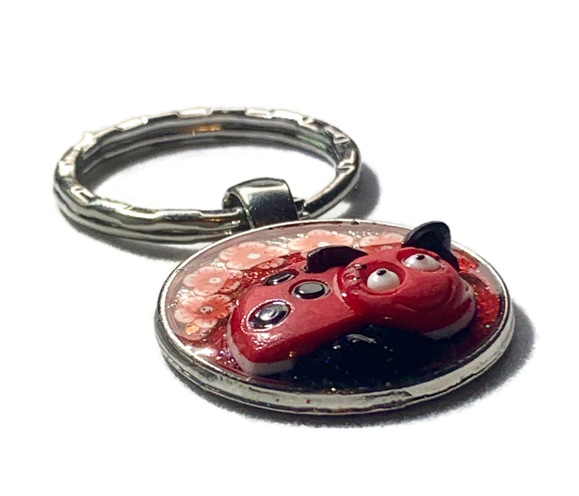 Keychains | 3D Keychain | Bug Keychain | Ladybug Keychain | Charm ...