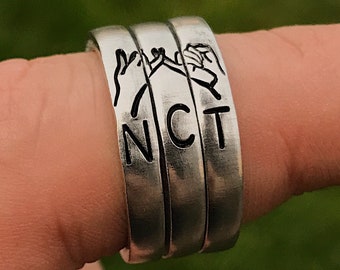 Three best friend rings sale