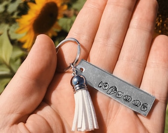 Custom ASL Name Keychain | American Sign Language Gift