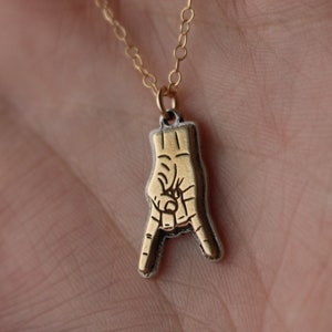 Mano Cornuto Necklace | Good Luck Charm | Protection Talisman | Malocchio Necklace | Italy Necklace | Italian Protection Necklace | Evil Eye