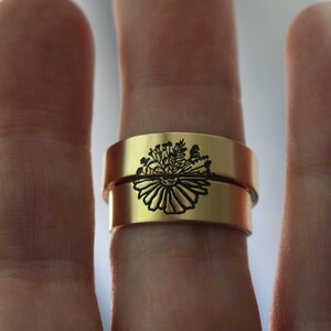 Friendship Rings | Matching 2 Ring Floral Matching Ring Set | Best ...