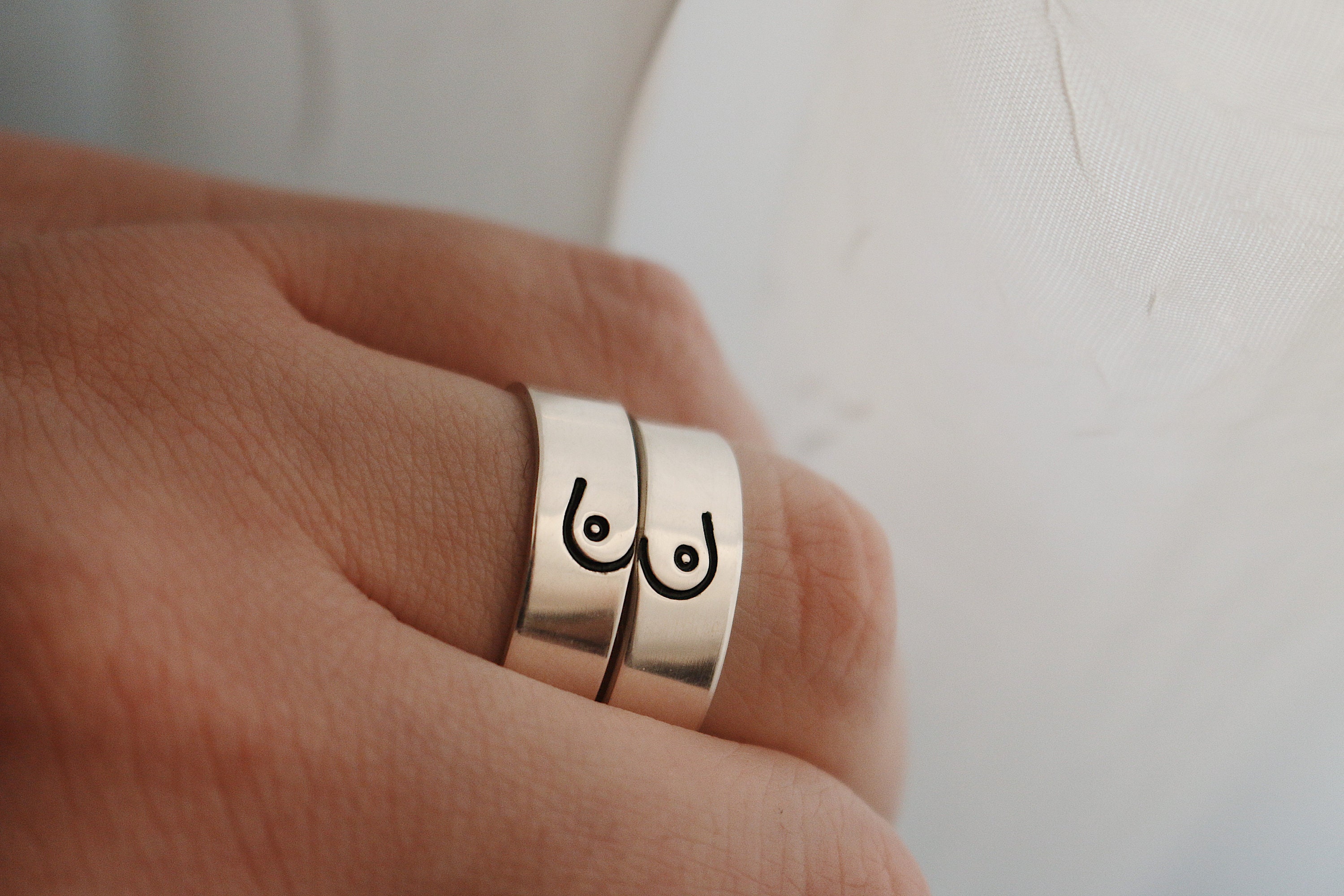 Personalised Yin and Yang Couples Rings, Stainless Steel. 4/6mm. Opposite  Rings, Best Friend Rings Set. Matching Rings. - Etsy