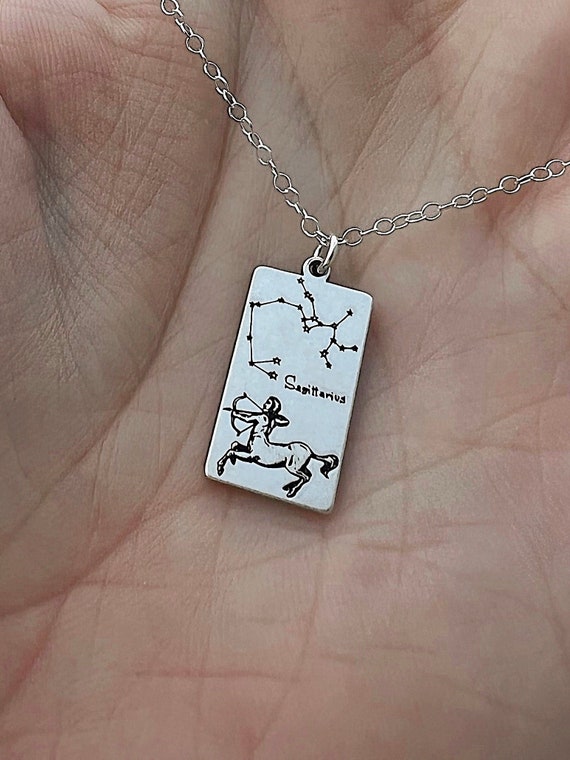 Etsy online sagittarius necklace