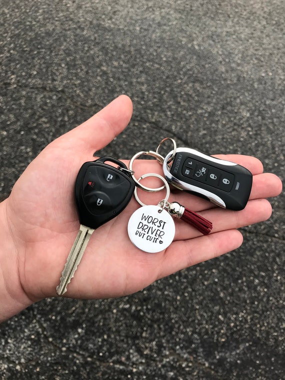 worst driver but cute keychain