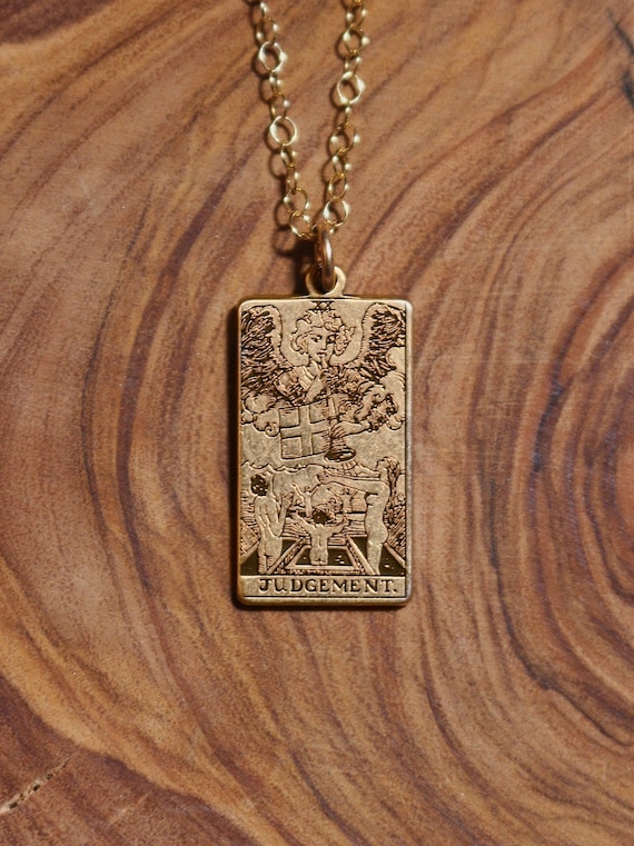 Make a Statement with Our Vintage Large Tarot Card Necklace – Quote X  Jewellery