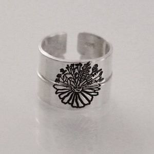 Friendship Rings | Matching 2 Ring Floral Matching Ring Set | Best ...