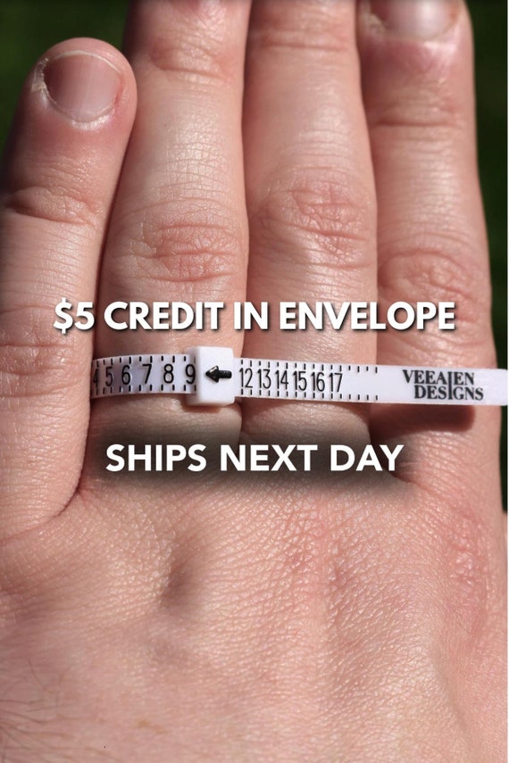 Adjustable Ring Sizer | Reusable Plastic Size Finder