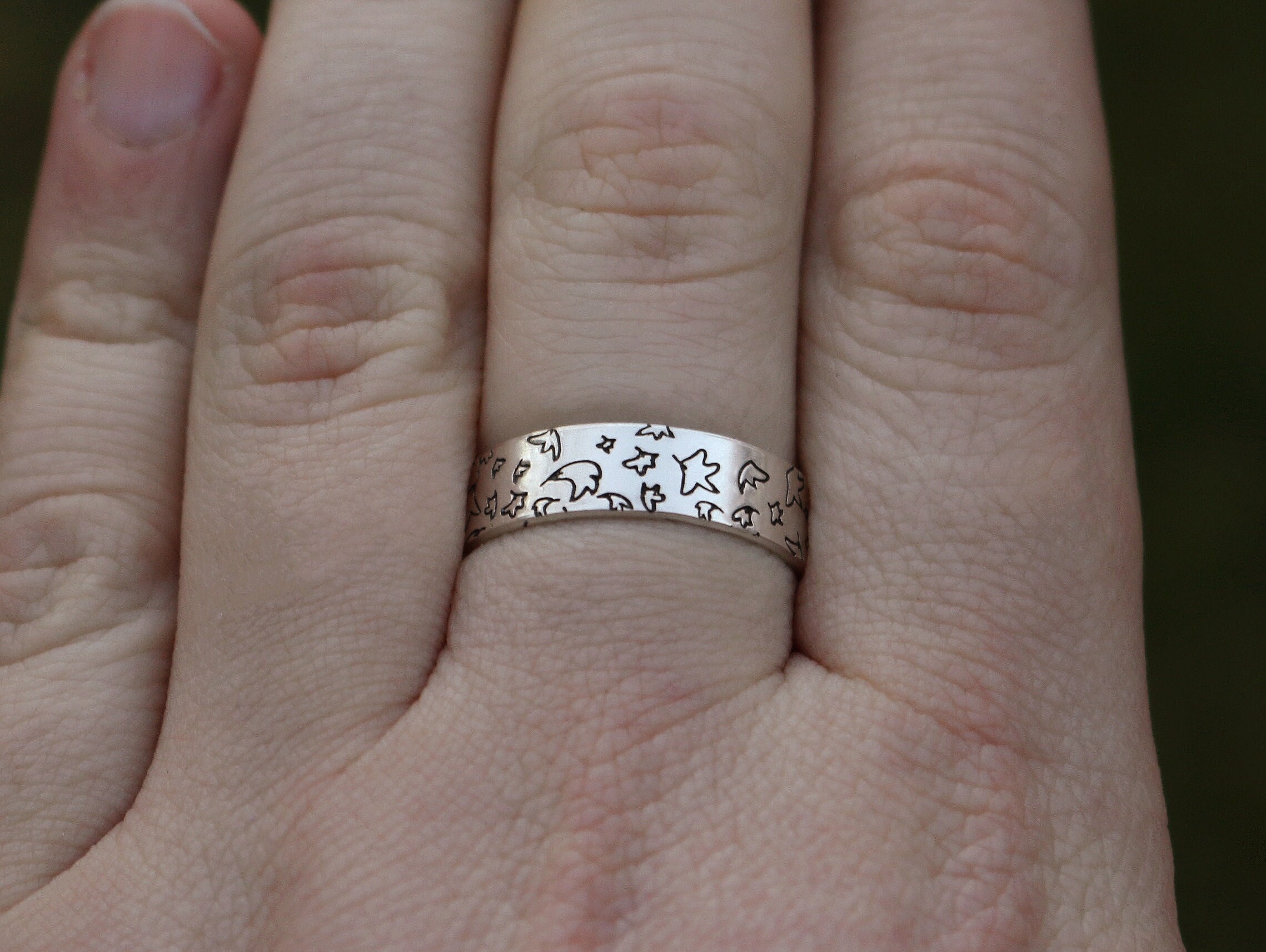 Fall Leaves Ring | Gay Pride Jewelry | LGBTQ Friend Gift | Pride Jewelry | LGBTQ+ Pride Ring | Valentines Day Gift | Book Series Jewelry