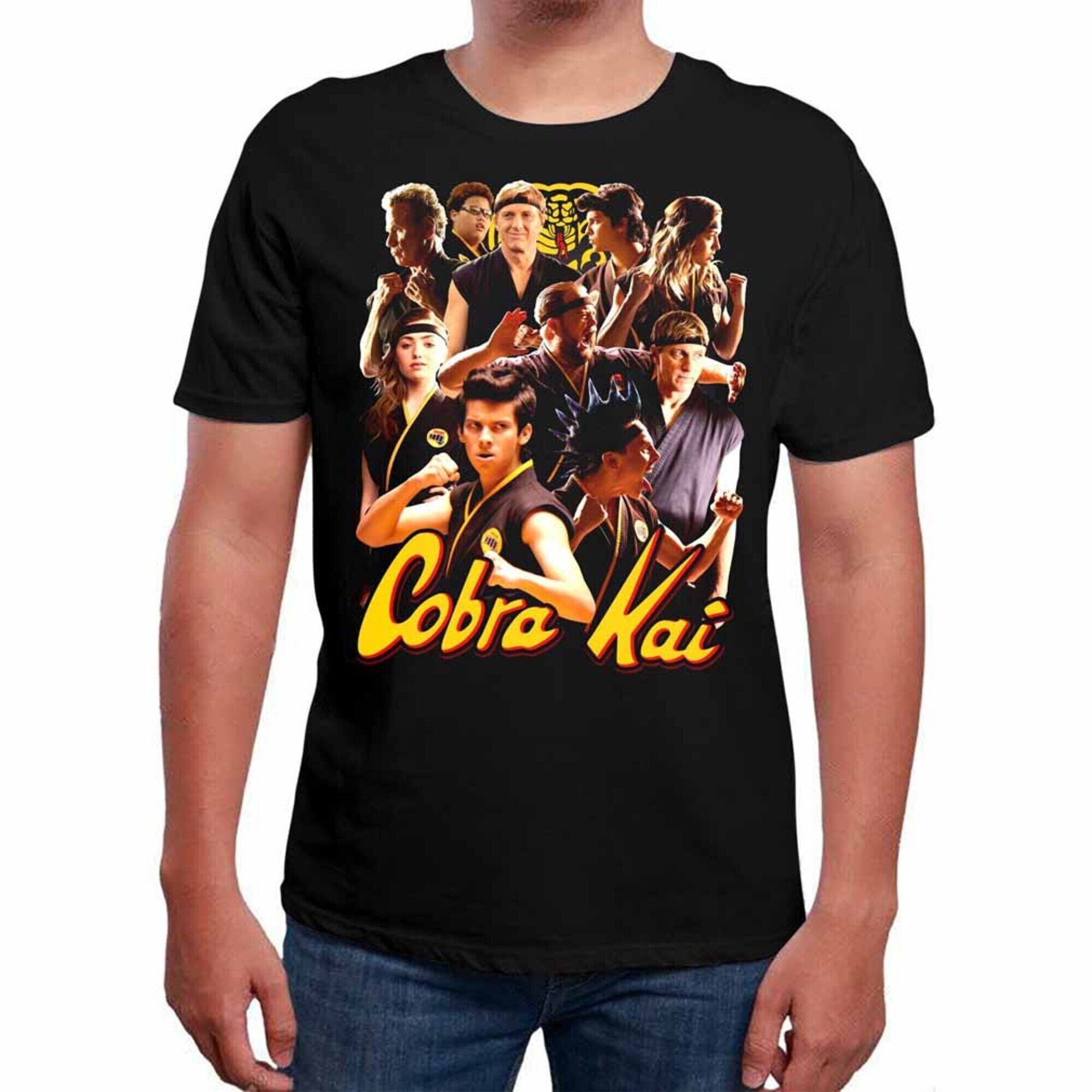 Discover Maglietta T-Shirt Cobra Kai Uomo Donna Bambini Miyagi Karate Logo