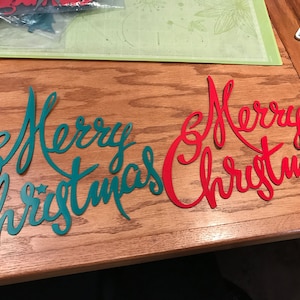 Fancy Merry Christmas Magnet