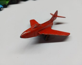 Midge toy fighter jet airplane from 1950s 1960s diecast car