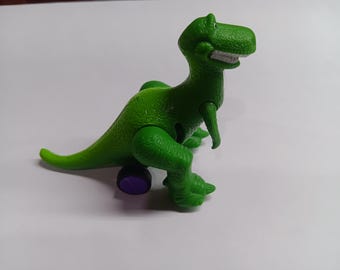 Toy story burger king rex push down n go figure toy prize..