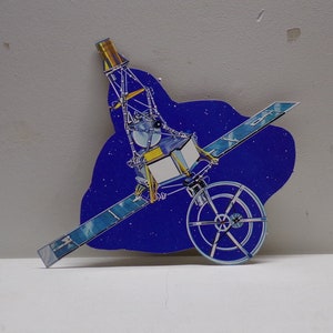 Nasa satellite card board cut out  from the 1960s