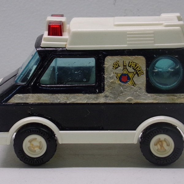 Buddy l police van made in 1980s stamped steel  Metal Car Toy