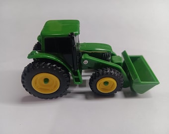 Ertl john deere farm tractor plastic car 1990s