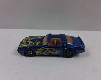 Modèle Hot Wheels Pontiac Firebird Coupe Verte - Occasion