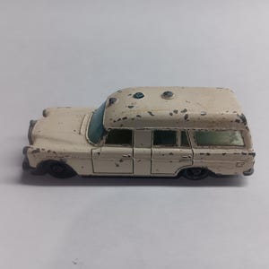 Matchbox mercedes benz binz ambulance  from 1960s diecast car.
