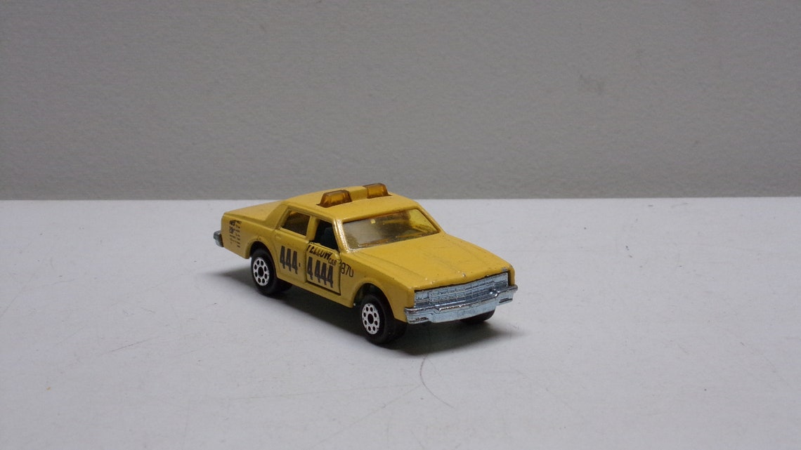 Majorette chevrolet impala taxi cab car no 240 from 1970s | Etsy