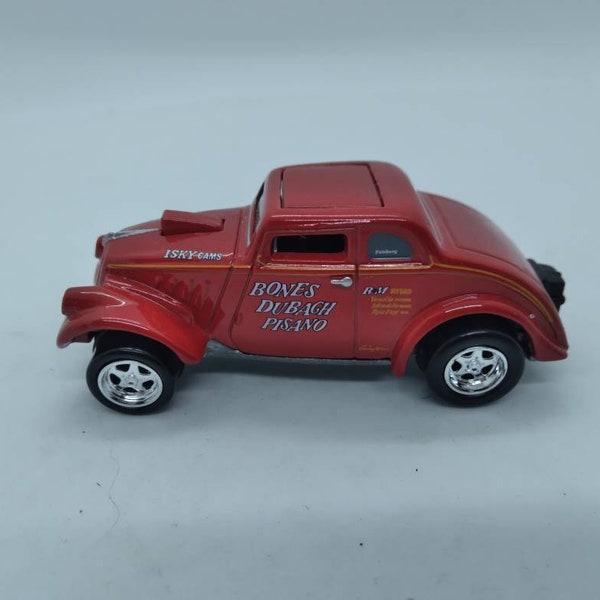 Johnny lightning hot rod willys coupe gasser  diecast car.