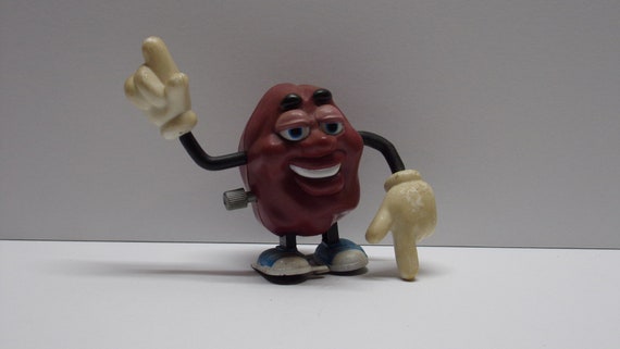 Rare 1988 the California Raisins Wind up Toys in Original
