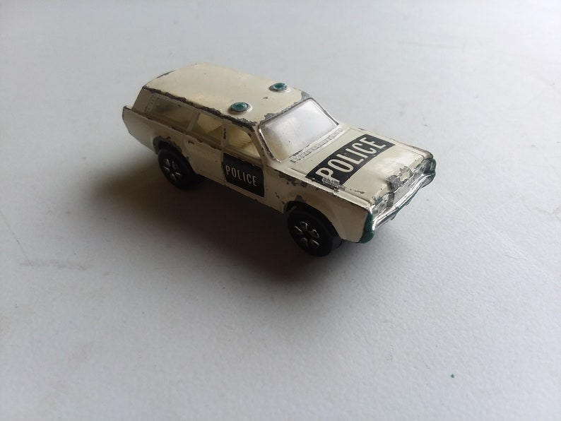 Playart police car wagon peelers 1977s Metal Car Toy Diecast toys