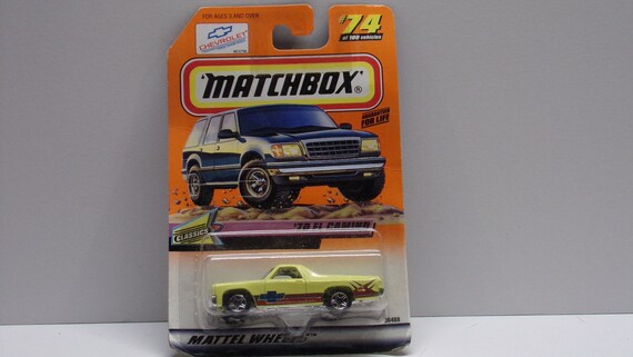 el camino matchbox car