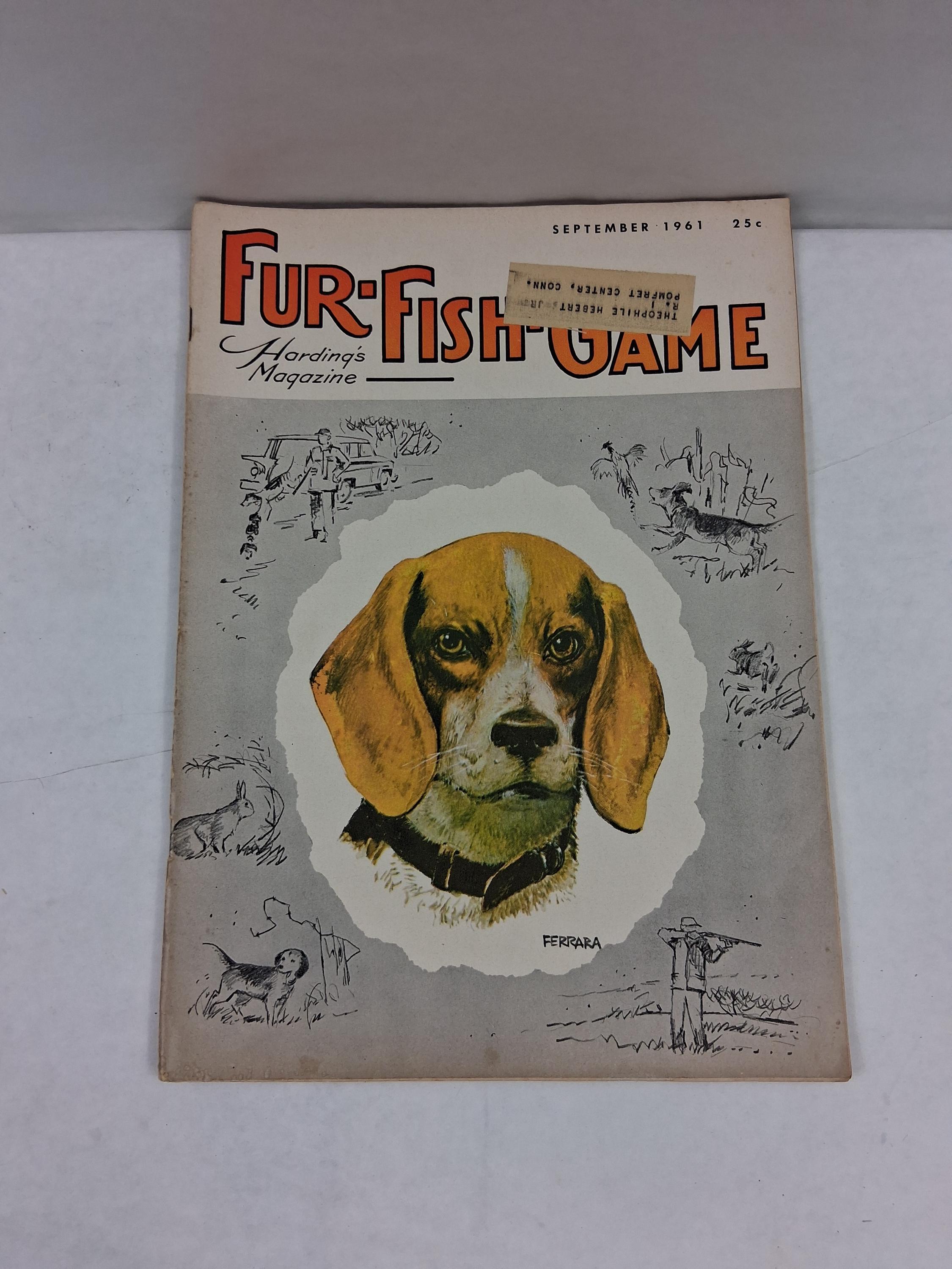 Magazine Hardings Fur-Fish-Game – Numéro De Février 1974 – Vintage USA