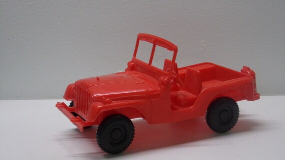plastic jeep toy