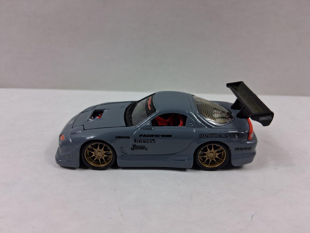 Mazda Rx7 Sports Car Import Race Car Diecast Car - Etsy