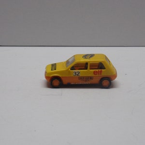 Renault praline car 1:87th  plastic Car made in west germany.  made in 1990s