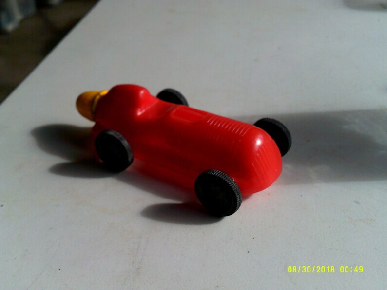 Ballon powerd car made in germany plastic toy car 1960s 1970s