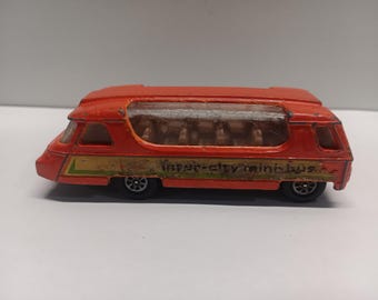 Vintage 1970s Corgi 701 Hi Speed Inter-city Mini Bus Made in Great